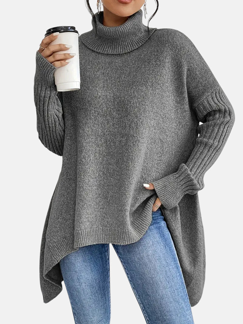 BRIGITTE | LONG TURTLENECK PULLOVER