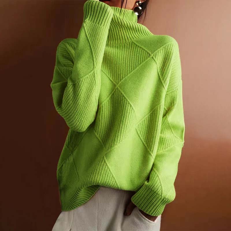Talbot | Textured Turtleneck Knit Sweater