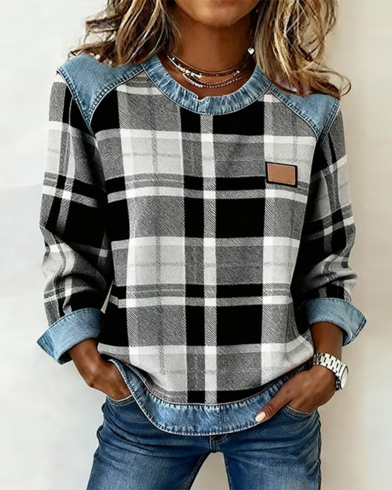 Harper | Warm Everyday Plaid Top
